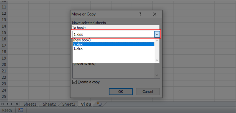Mẹo copy dữ liệu từ sheet này sang sheet khác trong Excel